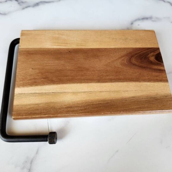 Artesa wooden cutting board cheese wire slicer natural brown - Picture 4 of 4